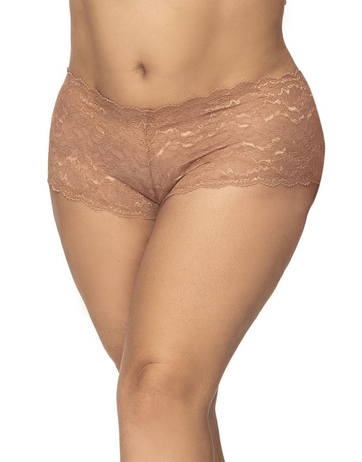 shorty sexy couleur taupe grande taille pas cher de mapalé lingerie