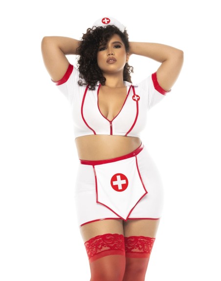 costume infirmière sexy, grande taille, de mapalé costume pas cher.