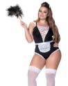 costume femme de ménage sexy pour femme grande taille du 2xl au 4xl.