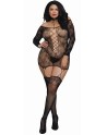  lingerie bodystocking grande taille reversible resille