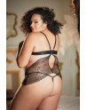 nuisette en dentelle noire grande taille de chez votre allure