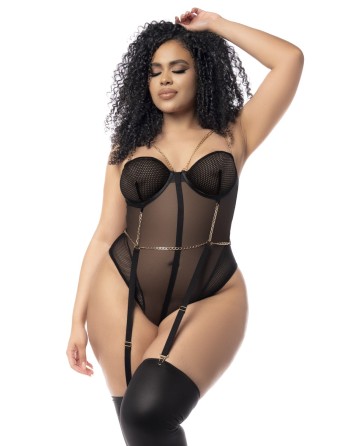  de lingerie sexy et robe, grande taille, en 