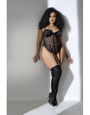  de lingerie sexy et robe, grande taille, en 