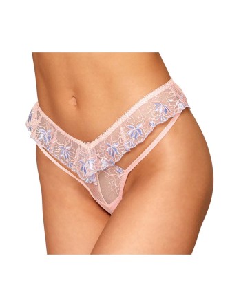 string en dentelle florale avec ceinture flottante de dreamgirl lingerie.