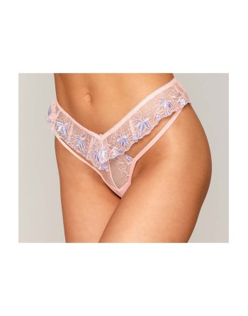 string en dentelle florale avec ceinture flottante de dreamgirl lingerie.