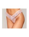 string en dentelle florale avec ceinture flottante de dreamgirl lingerie.