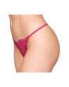 string en dentelle rouge ouvert avec chaine strass de dreamgirl lingerie