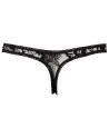 string ouvert en dentelle noire de la marque de lingerie sexy cottelli,