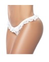 culotte ouverte en dentelle blanche de la collection mapalé, vente en de lingerie sexy mapalé