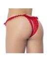 culotte ouverte en dentelle rouge de la collection mapalé, vente en de lingerie sexy mapalé