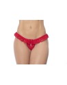 culotte ouverte en dentelle rouge de la collection mapalé, vente en de lingerie sexy mapalé