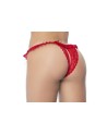 culotte ouverte en dentelle rouge de la collection mapalé, vente en de lingerie sexy mapalé