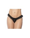 culotte ouverte en dentelle noire de la collection mapalé, vente en de lingerie sexy mapalé