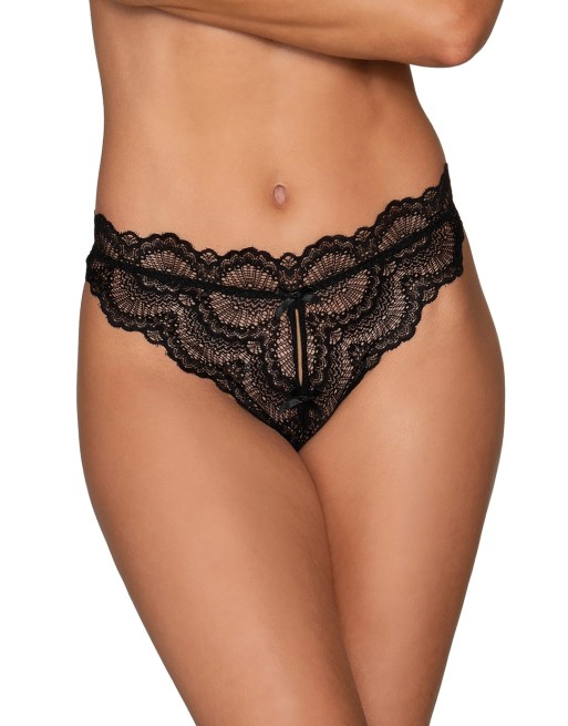 tanga noir ouvert de la collection dreamgirl, vente en et vente en gros pour les professionnels.