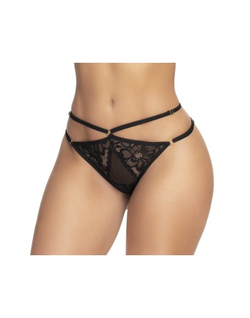 culotte ouverte en dentelle noire de votre mapalé.