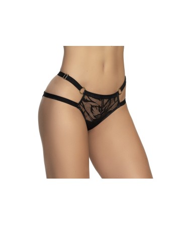 shorty en dentelle florale et sur l'arrière chaine en or de la marque mapalé, chez votre en .