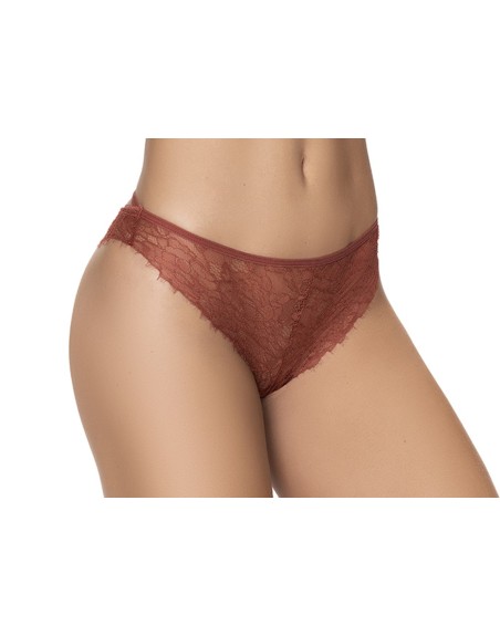 string couleur terracotta en dentelle sexy de la marque mapalé en chez cl.diffusion