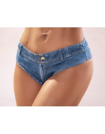  en lingerie sexy mapalé avec ce short imitation jean pour sublimer votre silhouette.