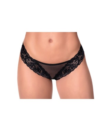 string sensuelle en dentelle et fine résille assorti de la marque mapalé de chez votre cl.diffusion