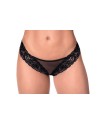 string sensuelle en dentelle et fine résille assorti de la marque mapalé de chez votre cl.diffusion