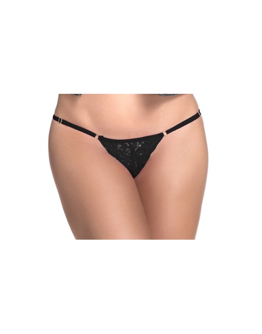  en string dentelle noire de la marque mapalé, string sexy et minimaliste