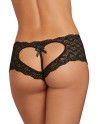  en shorty noir ouvert en dentelle