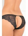  lingerie : tanga noir ouverture fesses