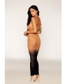 robe bodystocking, moulante, avec motifs zèbre de dreamgirl lingerie