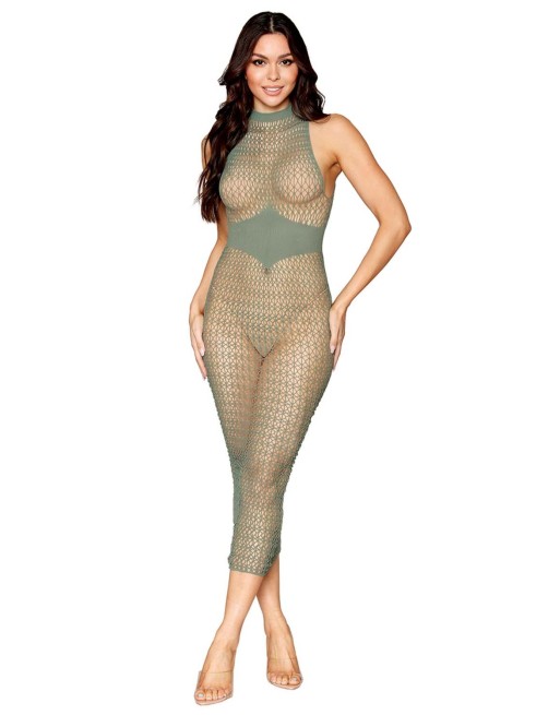 robe bodystocking en filet avec forme géométrique de dreamgirl bas et collants