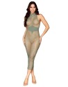 robe bodystocking en filet avec forme géométrique de dreamgirl bas et collants