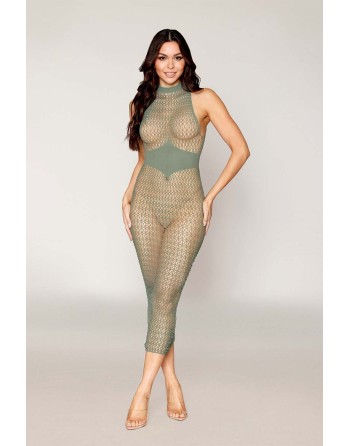 robe bodystocking en filet avec forme géométrique de dreamgirl bas et collants