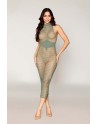 robe bodystocking en filet avec forme géométrique de dreamgirl bas et collants