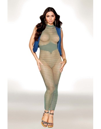 robe bodystocking en filet avec forme géométrique de dreamgirl bas et collants