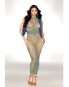 robe bodystocking en filet avec forme géométrique de dreamgirl bas et collants