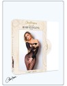 bodystocking noir, manches longues, avec épaules dénudées clara morgane