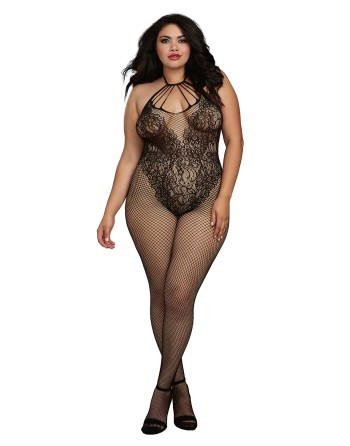  combinaison grande taille dans un style body résille