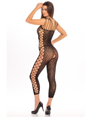 bodystocking imprimé animal de la marque rene rofé, de chez votre cl.diffusion.