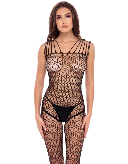 bodystocking en résile noire de la marque music leg