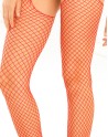  lingerie : combinaison bodystocking rouge filet