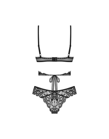 blomentis ensemble 2 pièces  noir obsessive par tendance sensuelle 