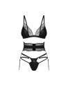 lobellis ensemble 3 pièces  noir obsessive par votre  tendance sensuelle 