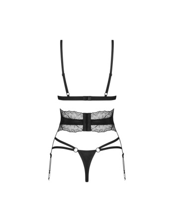 lobellis ensemble 3 pièces  noir obsessive par votre  tendance sensuelle 