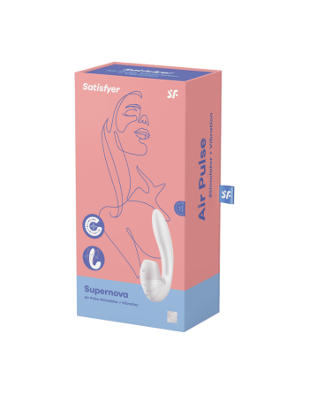 stimulateur clitoridien et vibromasseur point g satisfyer supernova  blanc de satisfyer en gros ou 