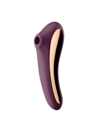 stimulateur et vibromasseur satisfyer dual kiss  mauve de satisfyer en gros ou 