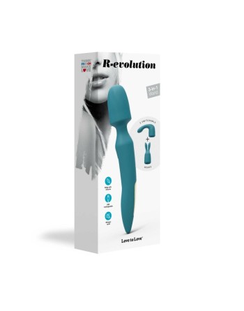  sextoys  marque love to love  revolution  teal me vibromasseur et wand