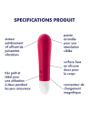 tendance sensuelle : vibromasseur satisfyer utra bullet power 1 rouge