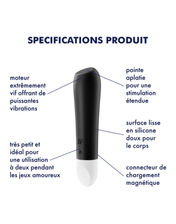 tendance sensuelle : vibromasseur satisfyer utra bullet power 2