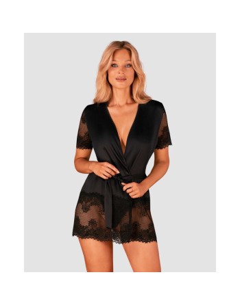 maderris peignoir  noir obsessive par votre  tendance sensuelle 