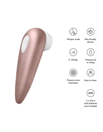 stimulateur satisfyer number one or rose