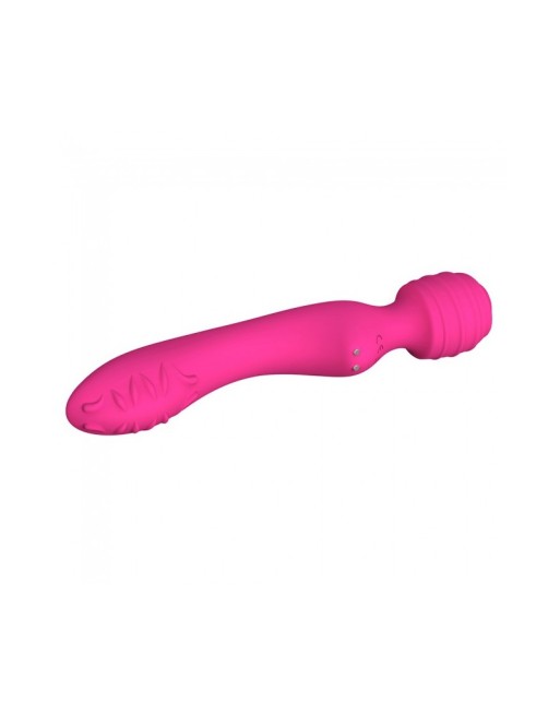  sextoys  marque love to love  twist rose 2en1 vibromasseur et wand